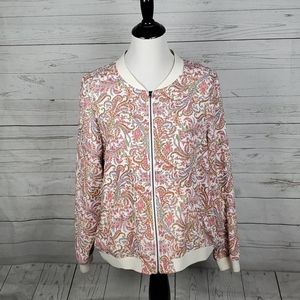 HP🎉Ruff hewn womens paisley zip up